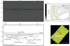 Palaeochannel and potential bar seismic profile in archaeology area1