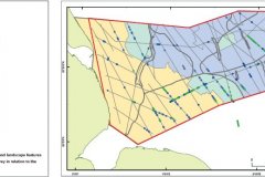 Geophysical features and landscape characterisation map