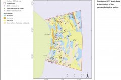 Wreck and seabed feature map