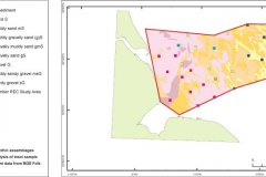 Beam Trawl samples: Epibenthic assemblages distribution map