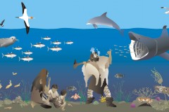 Did prehistoric people live on the seafloor?